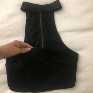 Rumor Boutique LF Zip Up Crop Top